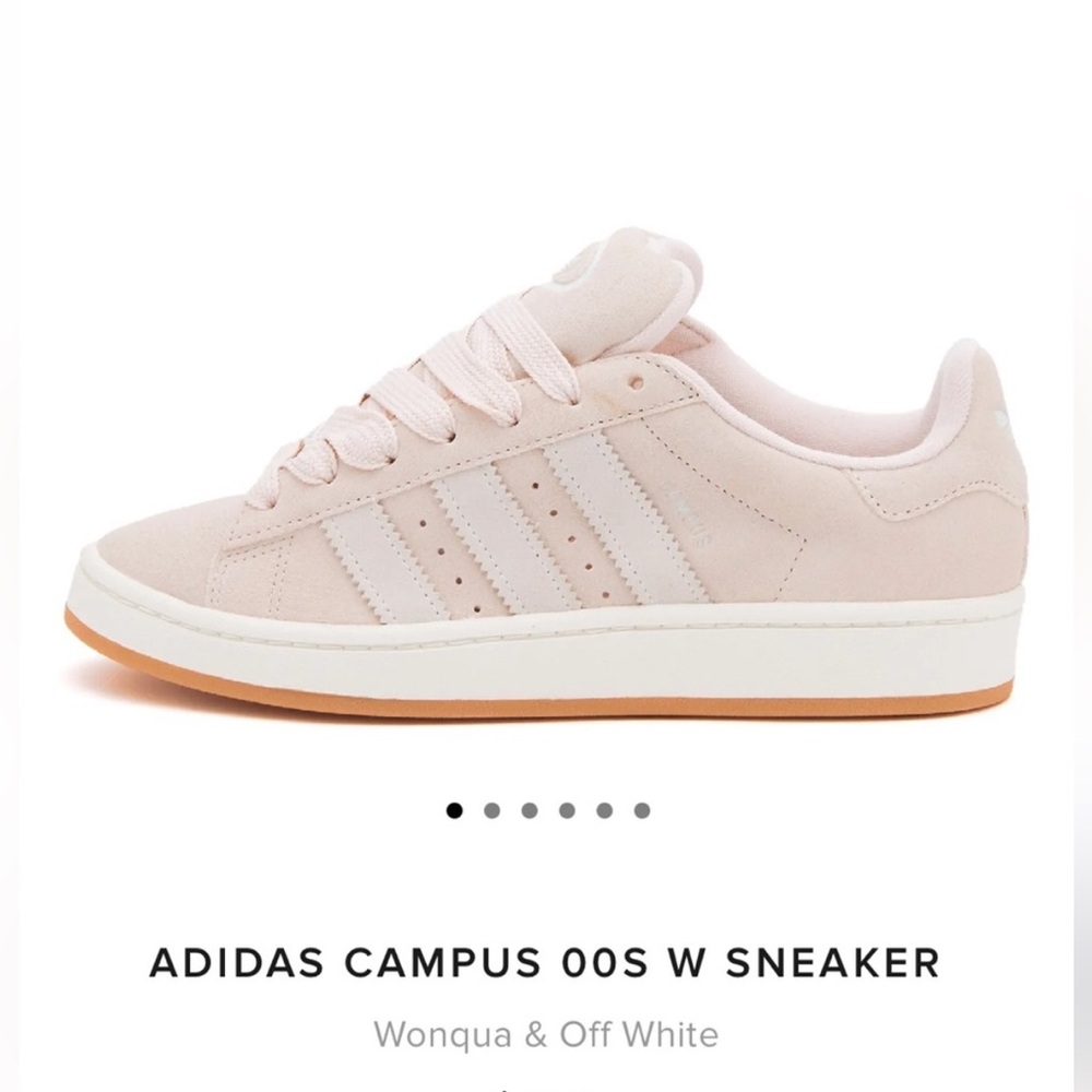 NWT Adidas Campus 00S W Sneakers
SIZE 8.5 Color: Wonqua/Off White